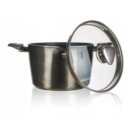 Garnek DO GOTOWANIA makaronu ziemniaków obiad METALLIC PLATINUM 24cm 6,2L