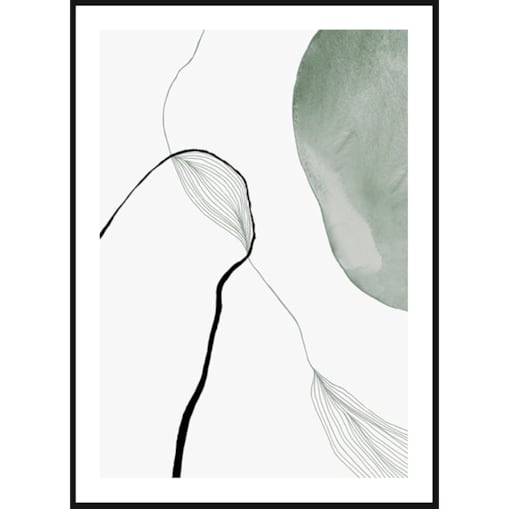 Poster Story, Plakat, Obraz - Łagodny Kształt No2, wymiary 70 x 100 cm