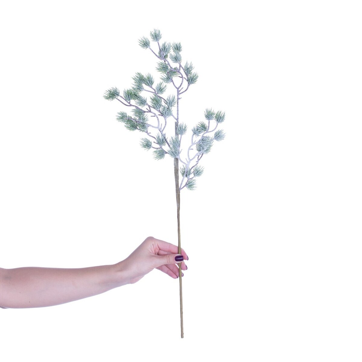 Gałązka Snowy Twig 20x2x62cm light green boże narodzenie, święta, świąteczne, zielony, 20 x 2 x 62 cm