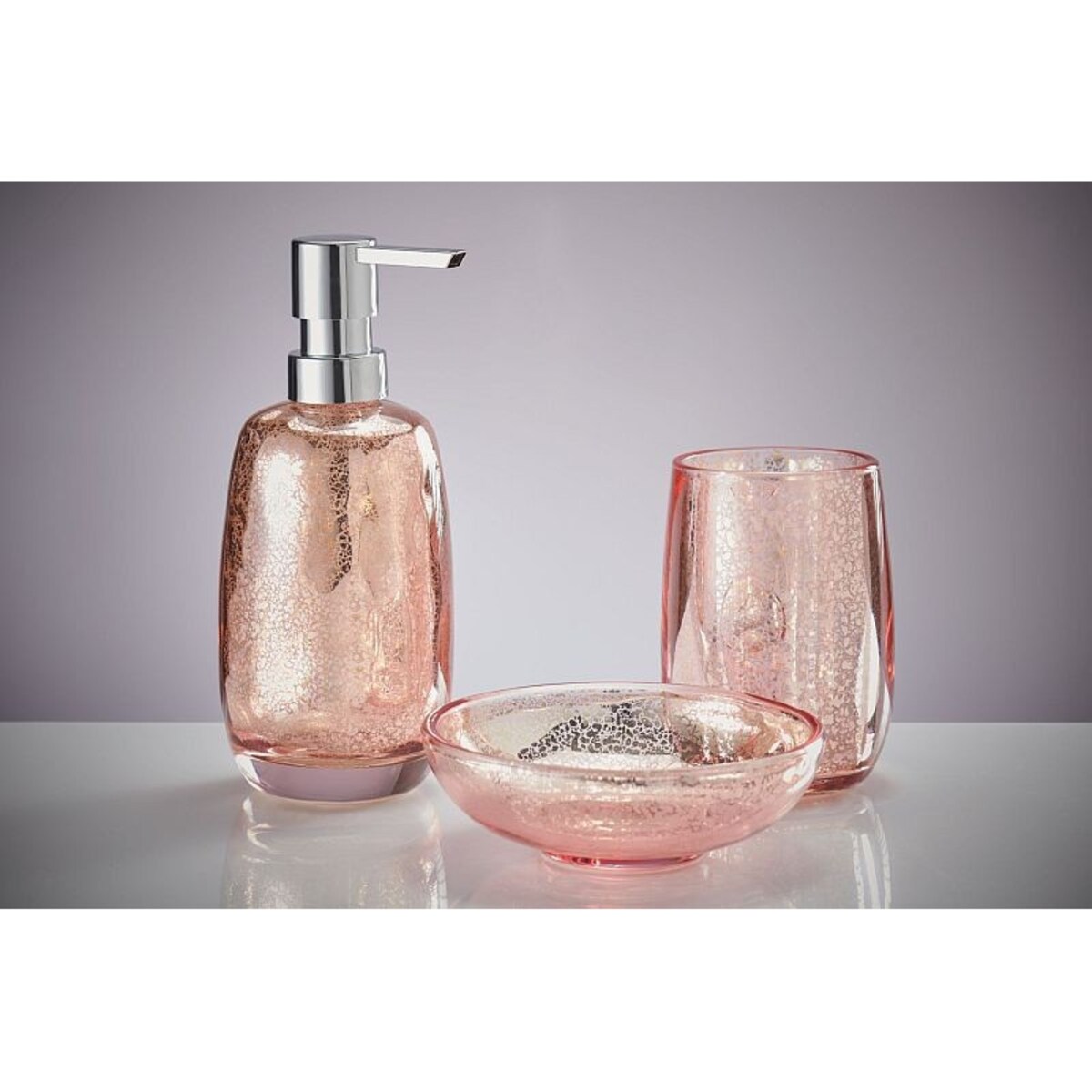 Kleine Wolke Mercury Kubek łazienkowy różowy / złoty