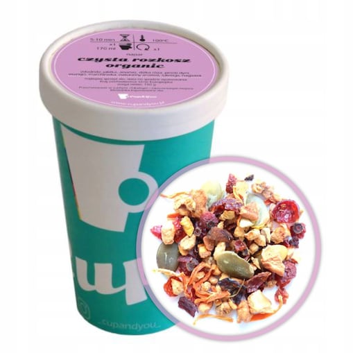 Najlepsza sypana herbata owocowa CZYSTA ROZKOSZ ORGANIC BIO EKO mango 150g