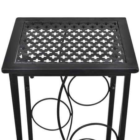 vidaXL Metalowy stojak na 8 butelek wina