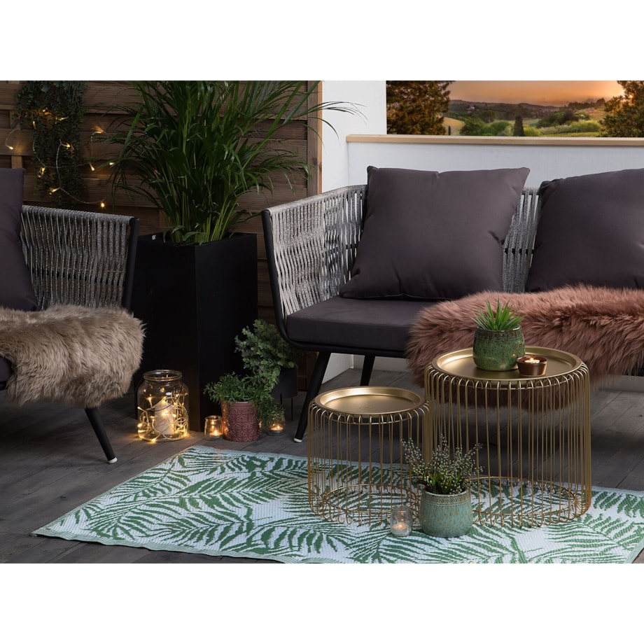 Dywan na zewnątrz 90 x 150 cm jasnozielony KOTA