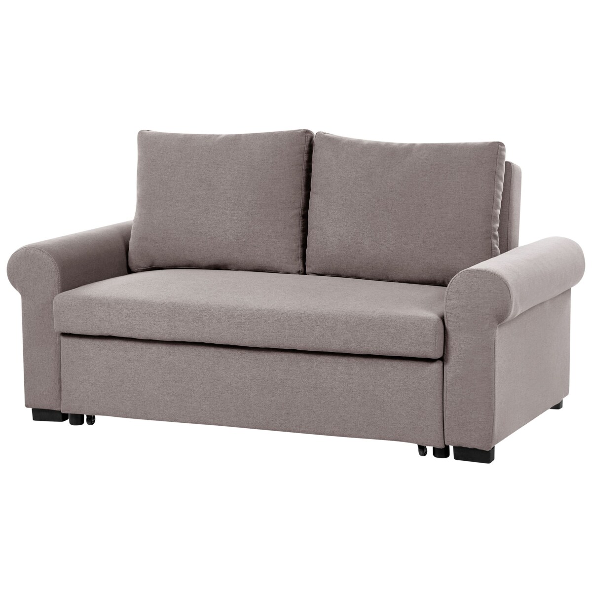 Sofa rozkładana brązowa SILDA