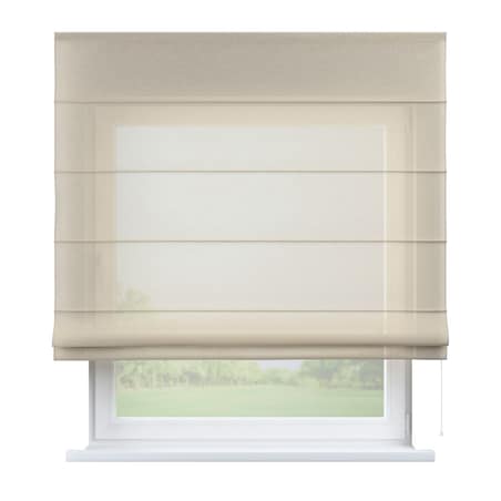 Roleta rzymska Capri 120x150 prześwitujący beżowy