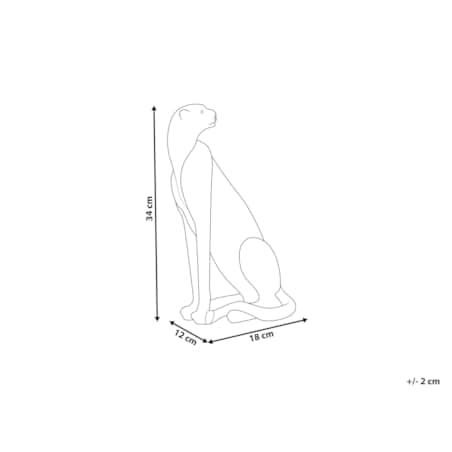 Figurka dekoracyjna BROYE Żywica syntetyczna Nowoczesny Czarny