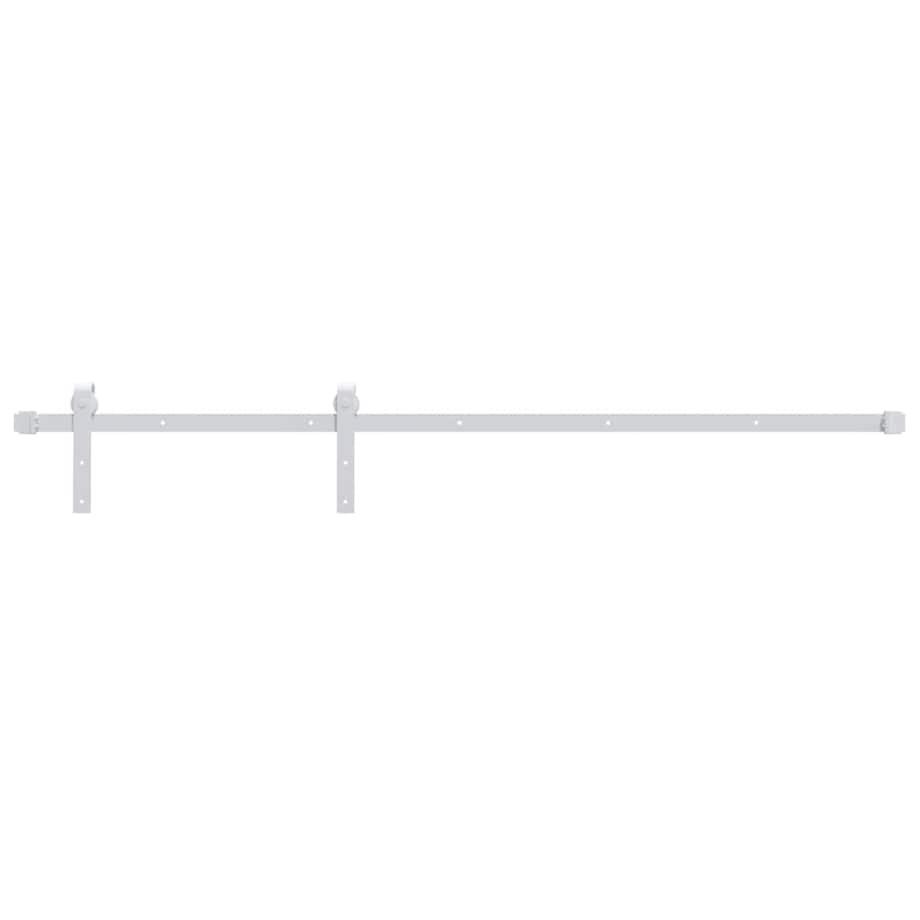 vidaXL System do montażu drzwi przesuwnych, 200 cm, stalowy, biały