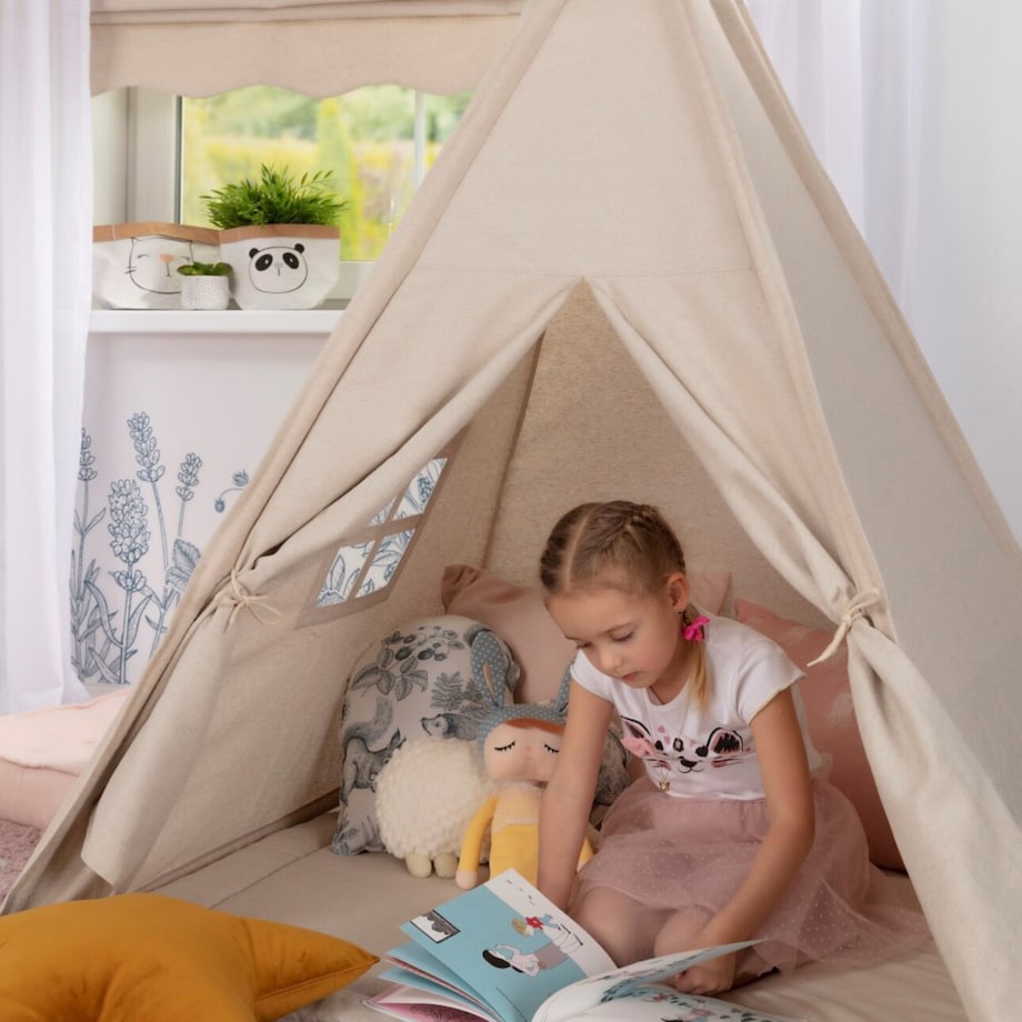 Tipi, szary, 110 x 110 x 155 cm, Magic Collection