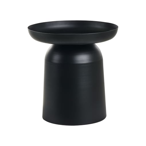 Stolik pomocniczy TORRENS Metal Czarny