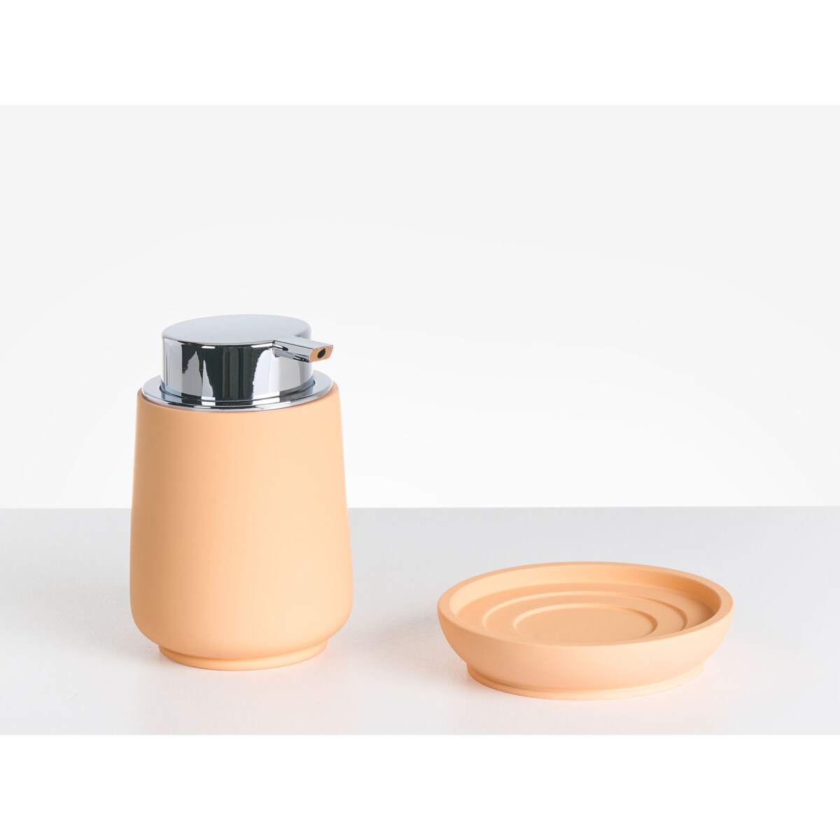 Zestaw akcesoriów łazienkowych 4 elementy SUCHES Pomarańczowy