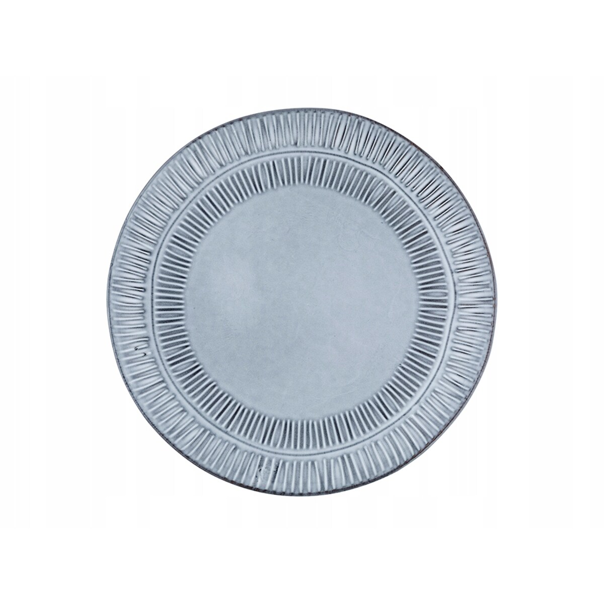 Komplet talerzy deserowych 21 cm 6x niebiesie kamionka nowoczesne do ciast
