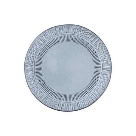Komplet talerzy deserowych 21 cm 6x niebiesie kamionka nowoczesne do ciast