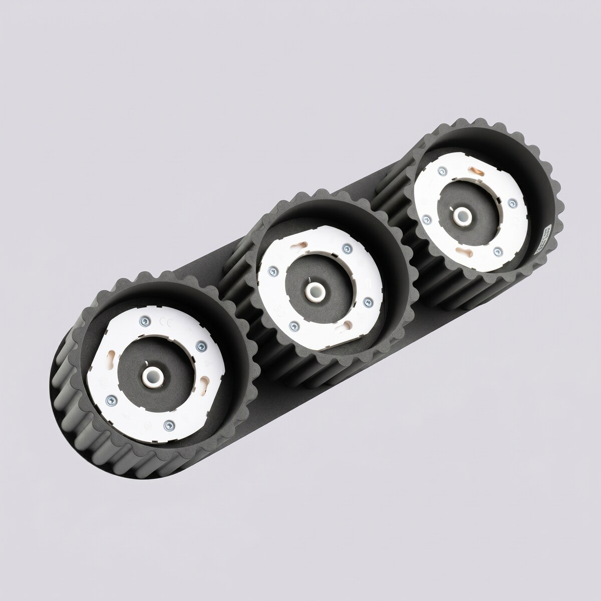 Plafon AURA 3 czarny Gx53