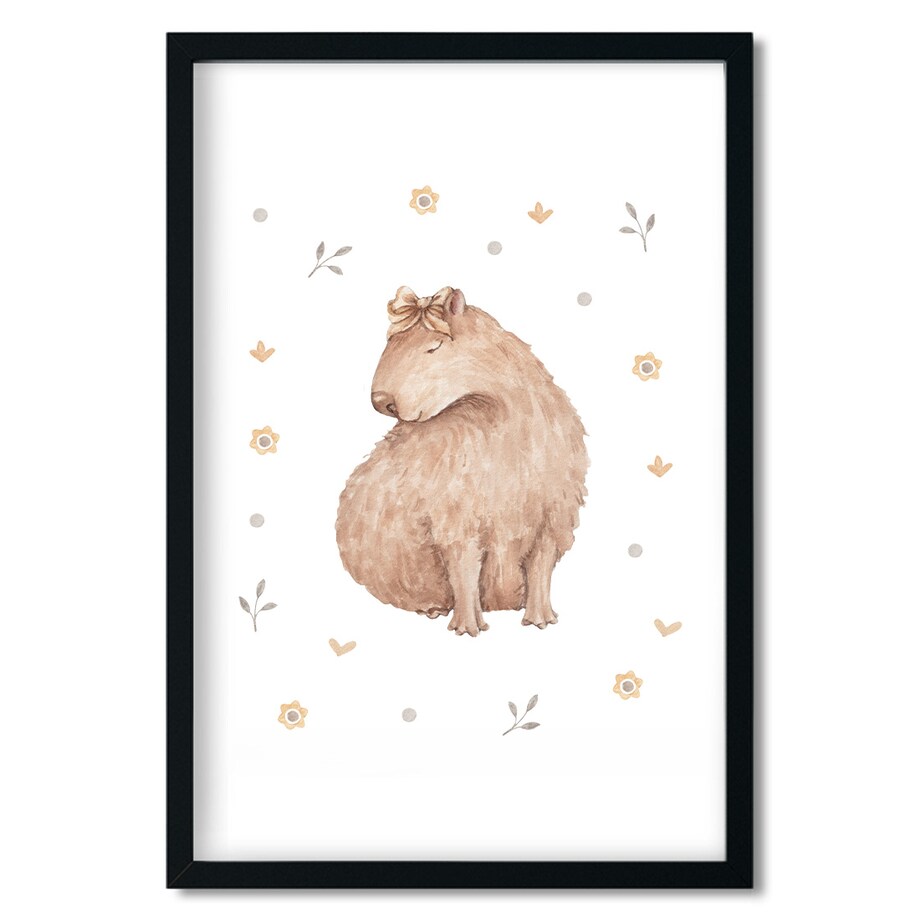 3 x plakat dla dzieci | zestaw kapibara 40x50