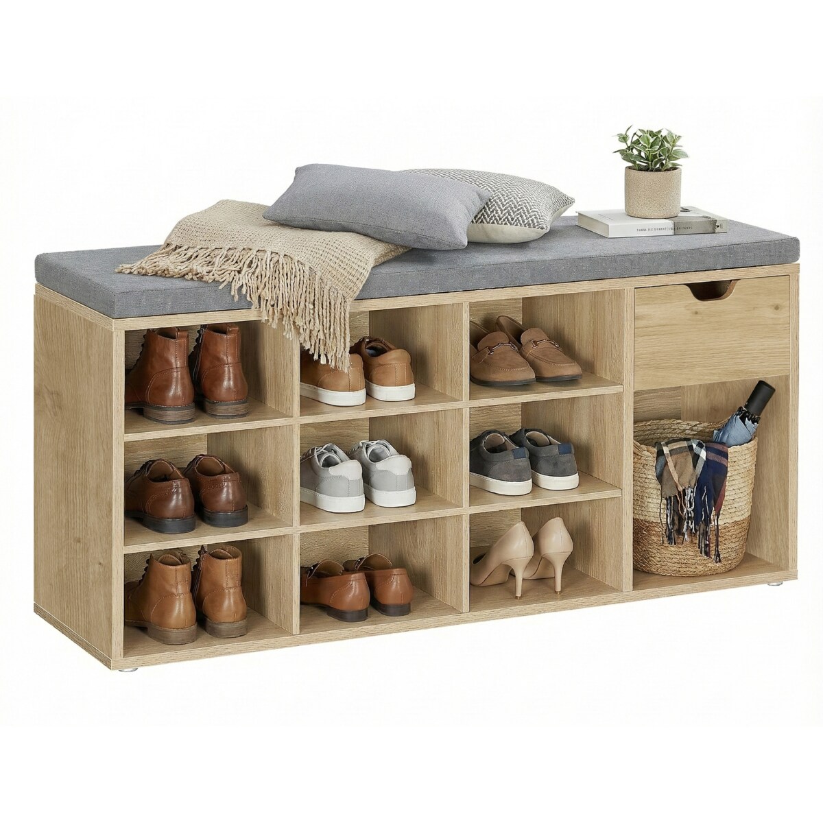 Szafka Na Buty Z Siedziskiem nowoczesny design Artisan