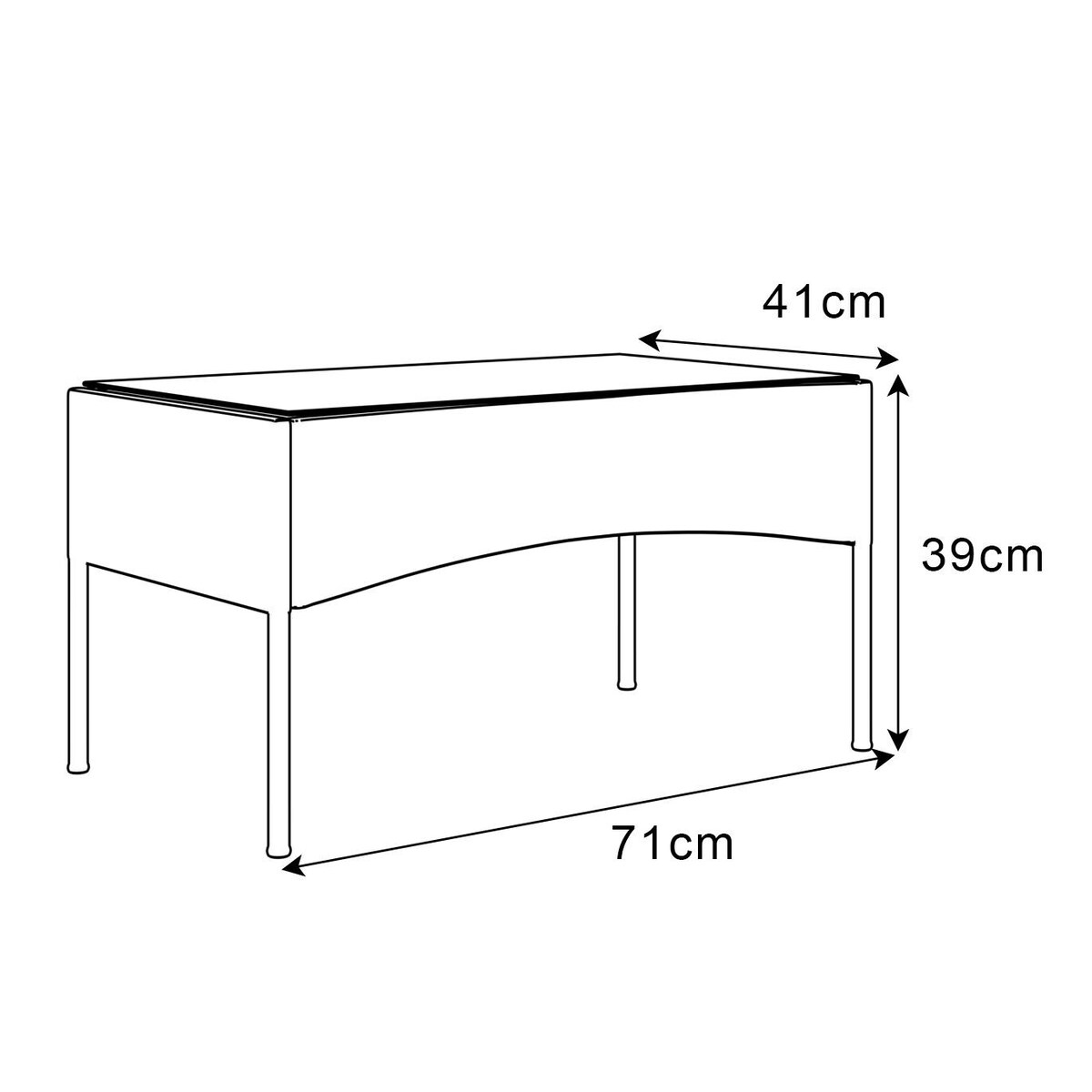 Zestaw mebli rattanowych PERGOLA szary