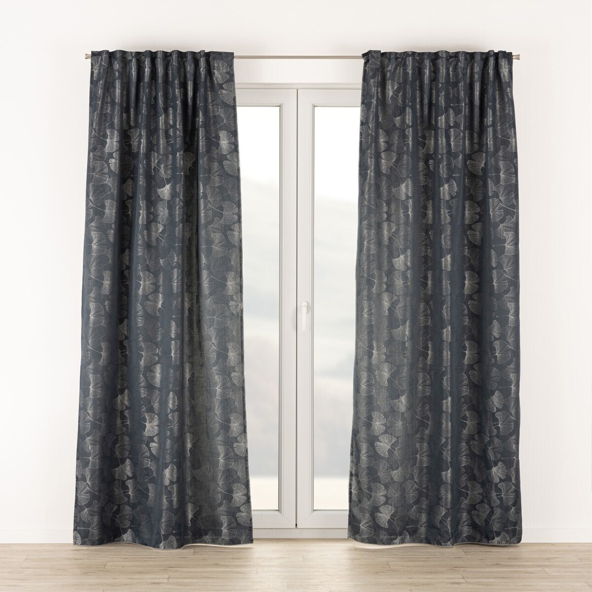 Zasłona gotowa na taśmie marszczącej 140x280cm antracite 1szt. 140x280 antracyt