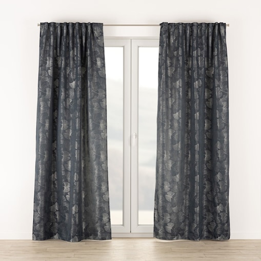 Zasłona gotowa na taśmie marszczącej 140x280cm antracite 1szt. 140x280 antracyt