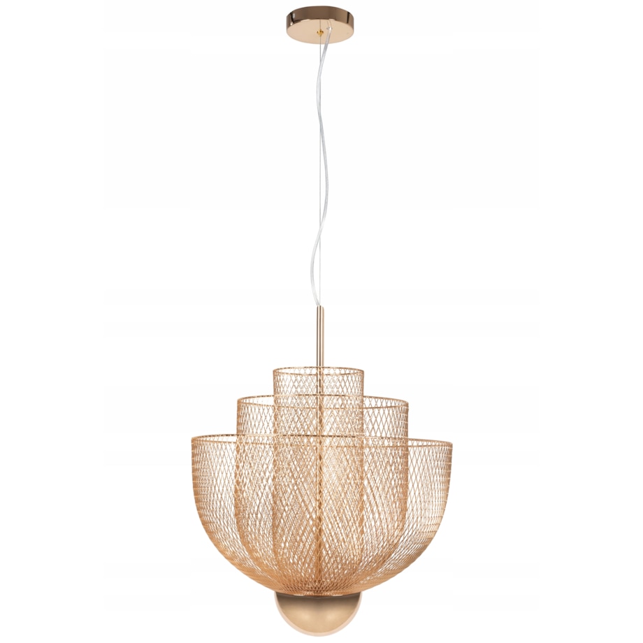 Lampa Sufitowa Wisząca Led Ażutowa Rose Gold