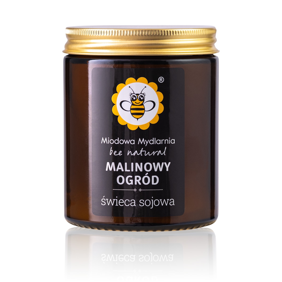 Malinowy Ogród - świeca z wosku sojowego