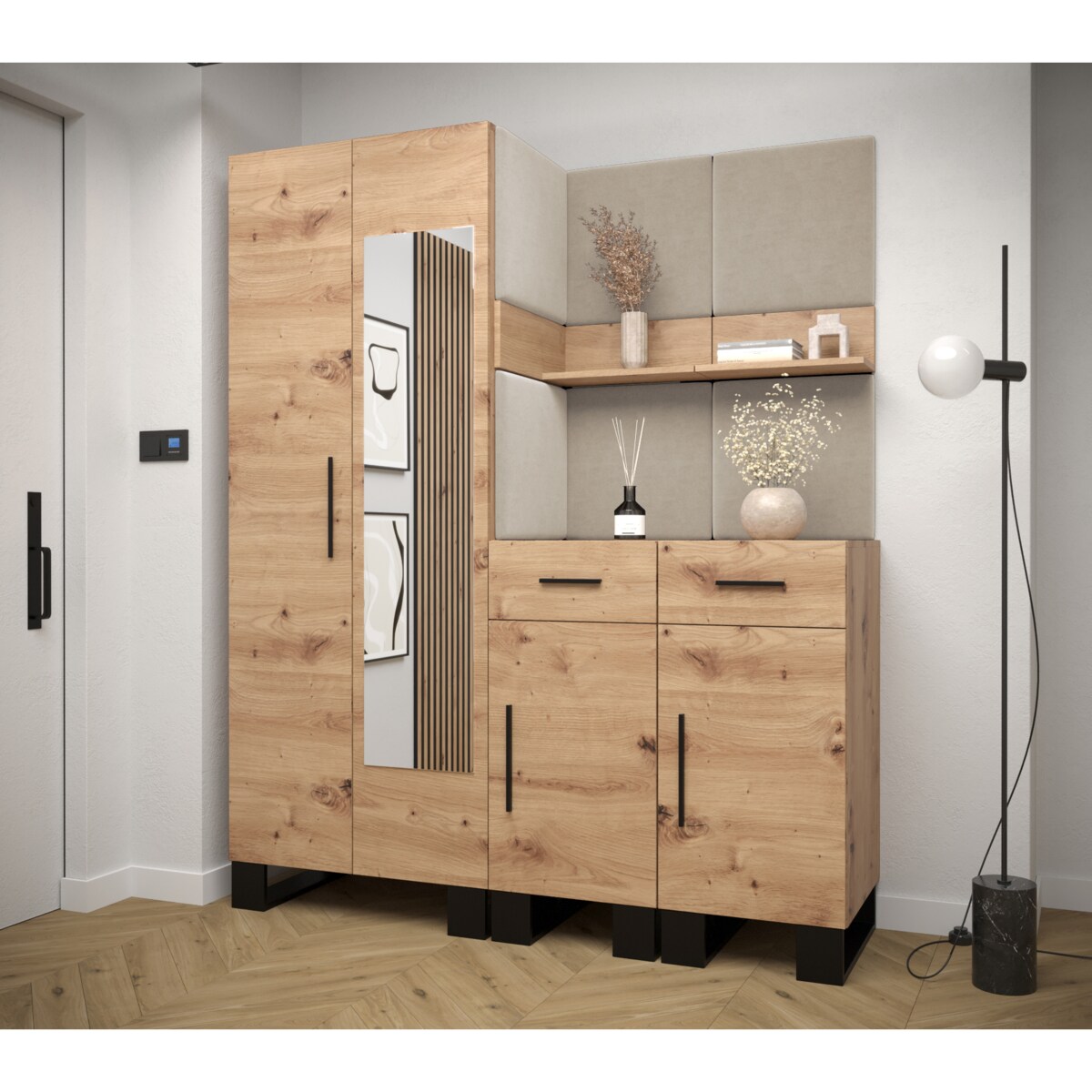 Garderoba do przedpokoju Abiks ARTIN 15 artisan+manila02