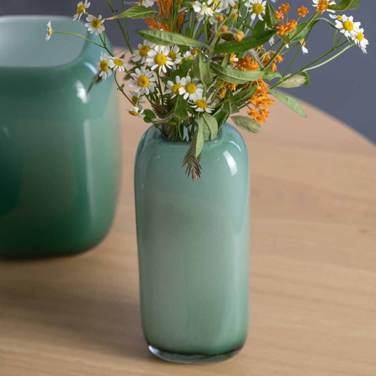 Wazon h 21cm zielony Milano - Leonardo