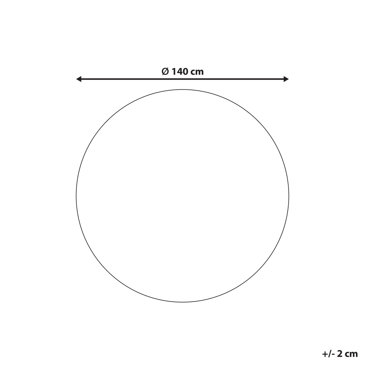 Dywan dziecięcy KHARAT Pastelowy róż ø 140 cm Bawełna