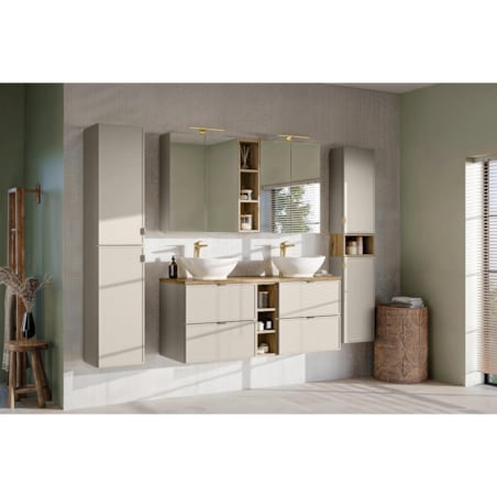 Szafka łazienkowa górna BELLA CASHMERE 83-20-74 20 cm kaszmirowa