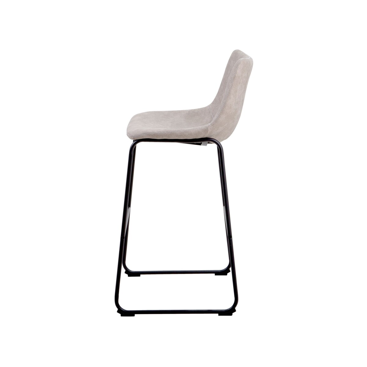 Zestaw 2 krzeseł barowych beżowy FRANKS