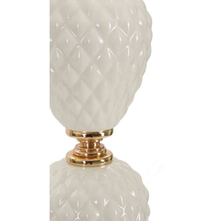 Lampa stołowa z ozdobną bazą TORRE, 57 cm