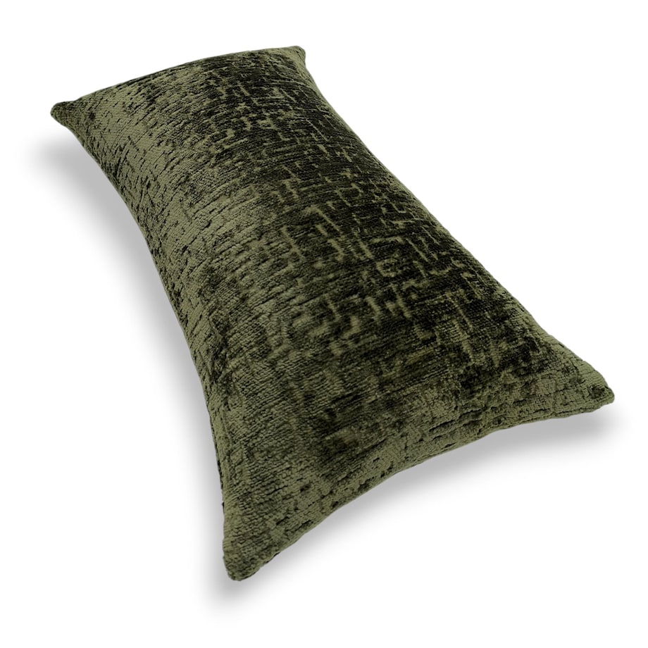 Ciemnozielona poduszka dekoracyjna 50x30 Bess - ciemna oliwka