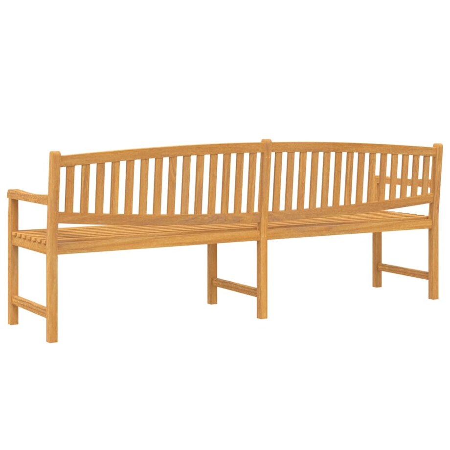 vidaXL Ławka ogrodowa, 228x59,5x90 cm, lite drewno tekowe