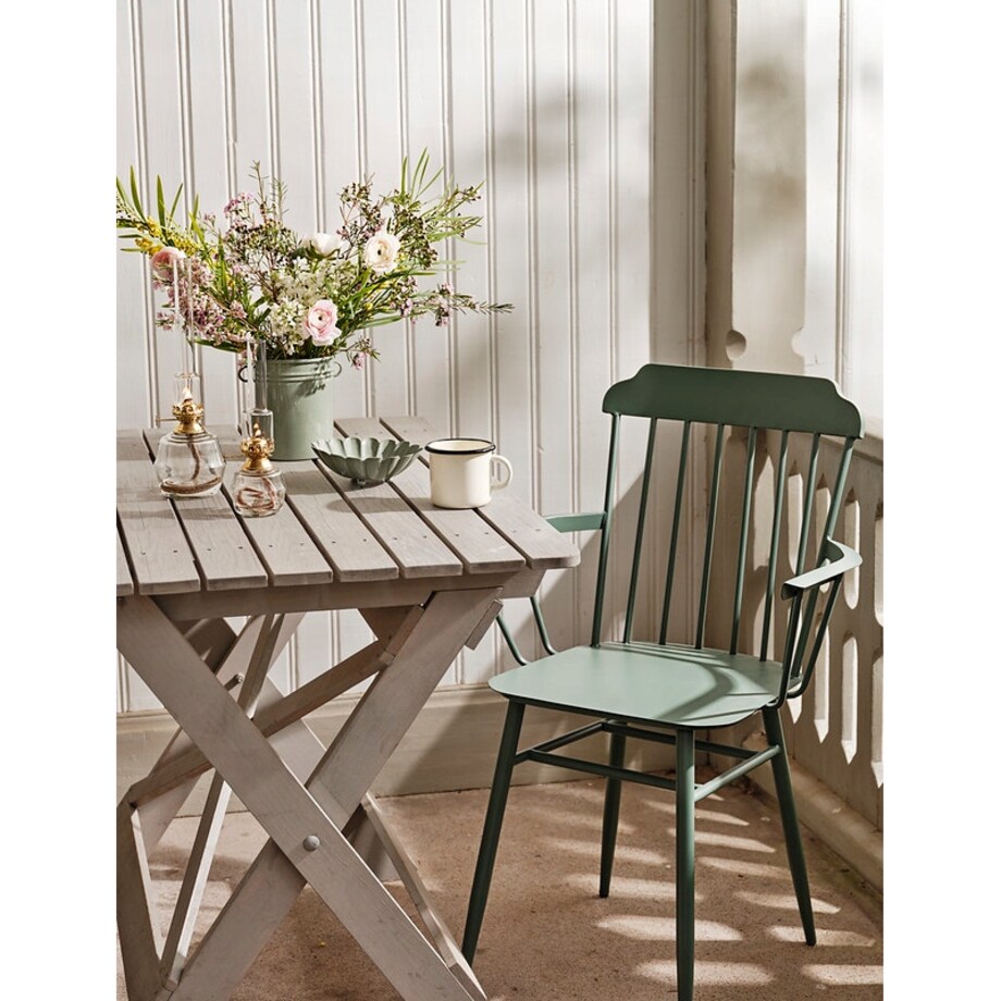 PATERA METALOWA na owoce zielona śr. 16cm