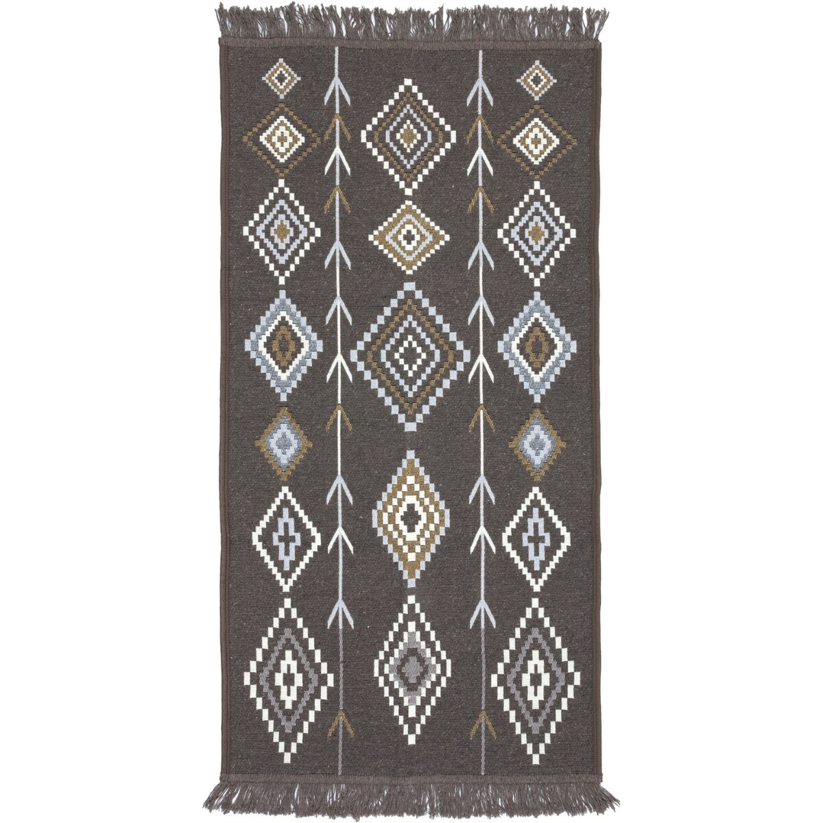 Dywan Kilim Nord 60x120 cm e-floor Aztecki brązowy