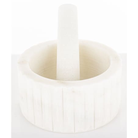 Moździerz kuchenny marmurowy biały Ø 14x7 cm BIANCO