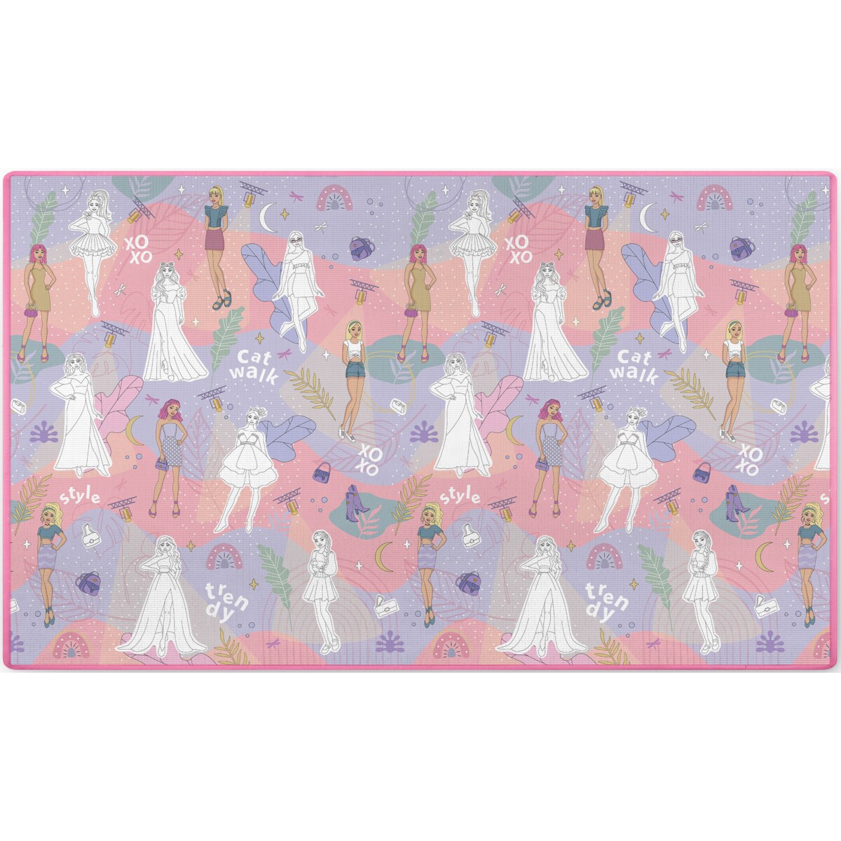 Mata edukacyjna piankowa dywan do malowania 200x120 cm zmywalna Ricokids