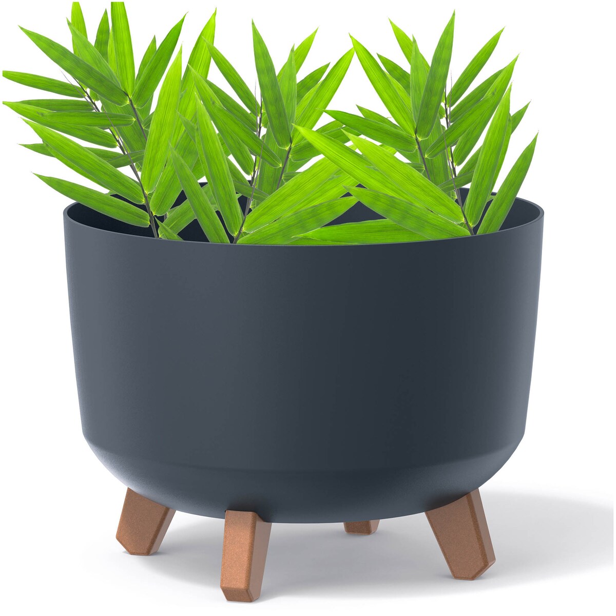 Donica Doniczka Misa Na Nóżkach Doniczka Antracyt 29 Cm Gracia Standard