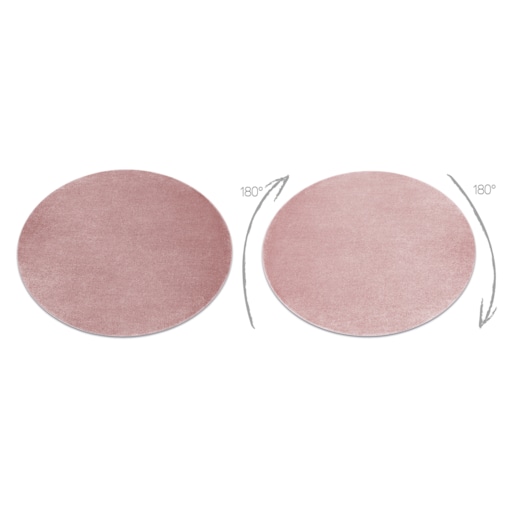 Dywan SOFTY koło Jednolity, jednokolorowy koło 200 cm