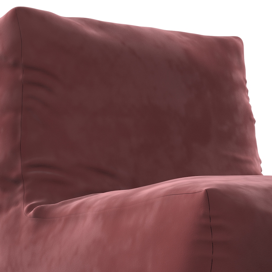Pufo- fotel Poppy, bordowy, 87 x 31 x 75 cm, Posh Velvet