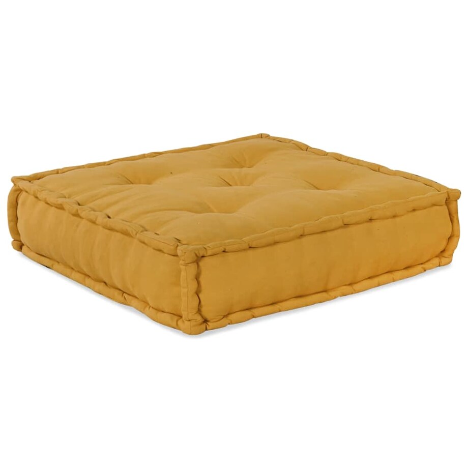 vidaXL Modułowa sofa, żółty, 70x70x54, tkanina