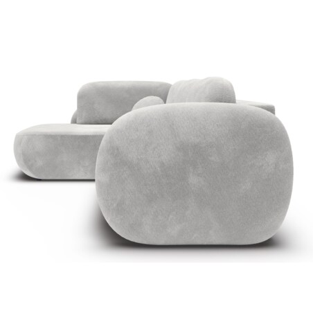 Nowoczesny Narożnik rozkładany OLIVIO II, lewy, szary