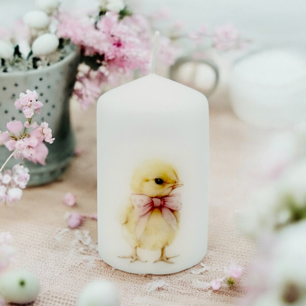 Świeca wielkanocna Kurczaczek wielkanocny świeczka na Wielkanoc