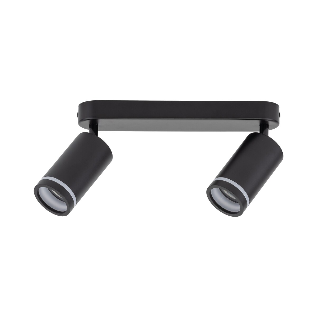 Lampa sufitowa reflektor spot podwójny JET BLACK 6912 TK Lighting GU10 czarna regulowana metalowa do salonu kuchni korytarza