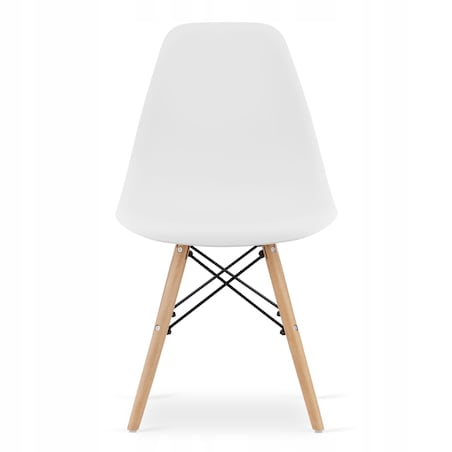 Zestaw Stół Do Jadalni Kuchni Salonu Biura Kwadratowy 80X80 Dąb Sonoma + 4 Krzesła Osaka Białe