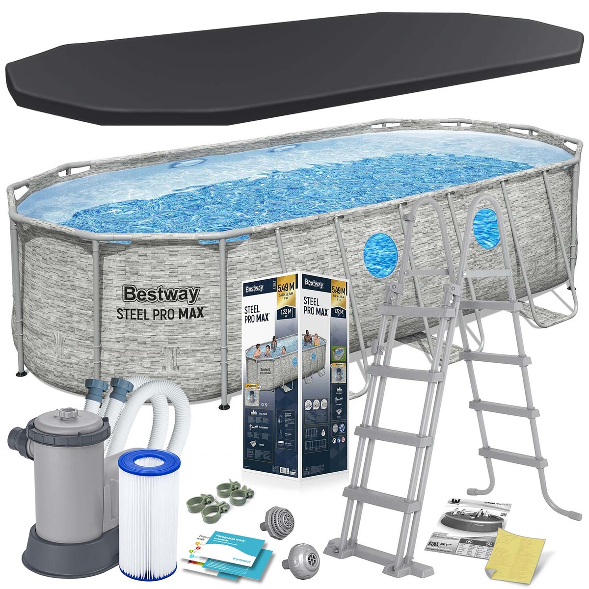 Basen stelażowy ogrodowy 549x274x122 Bestway 56716N