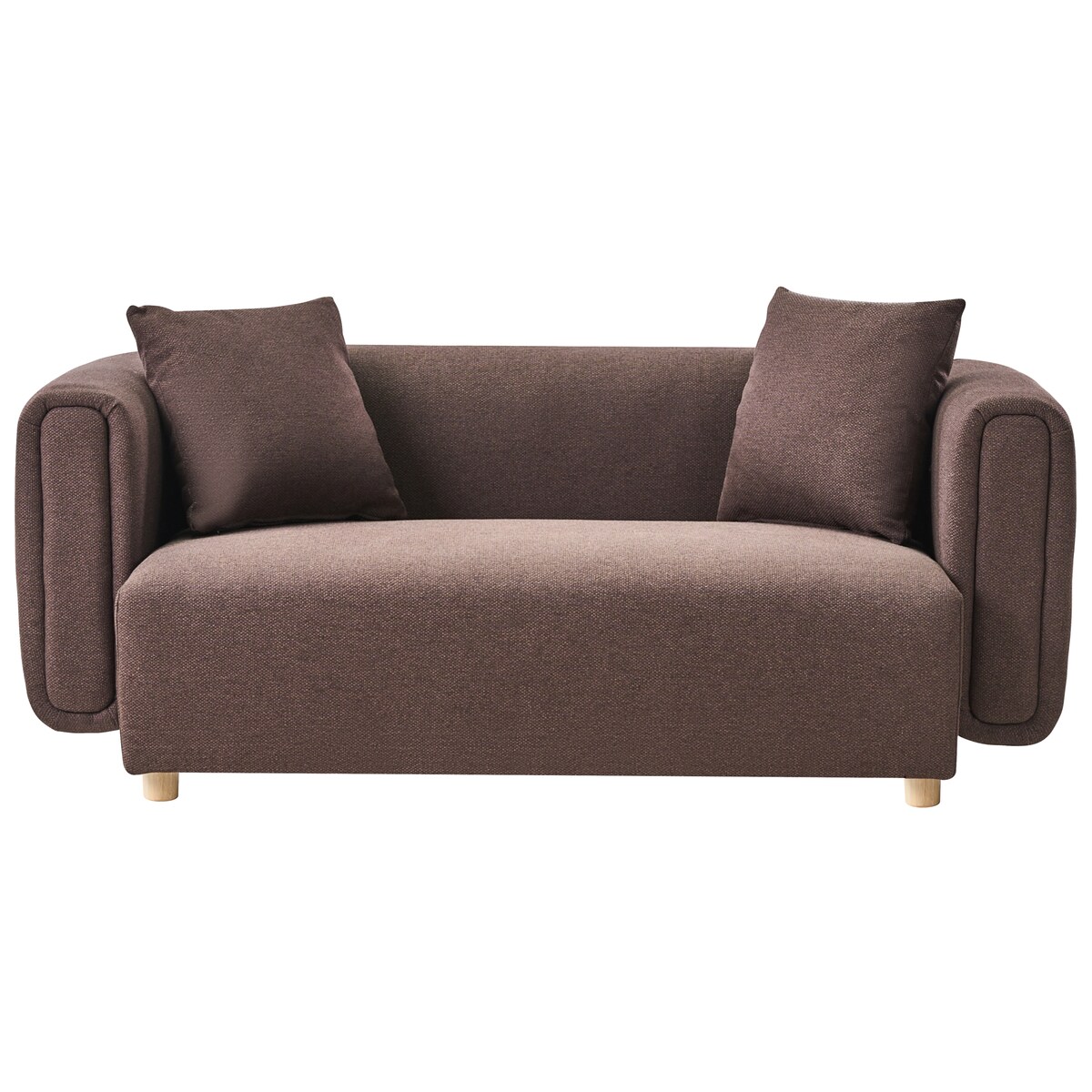 Sofa dla 2 osób LILLEROD Ciemnobrązowy