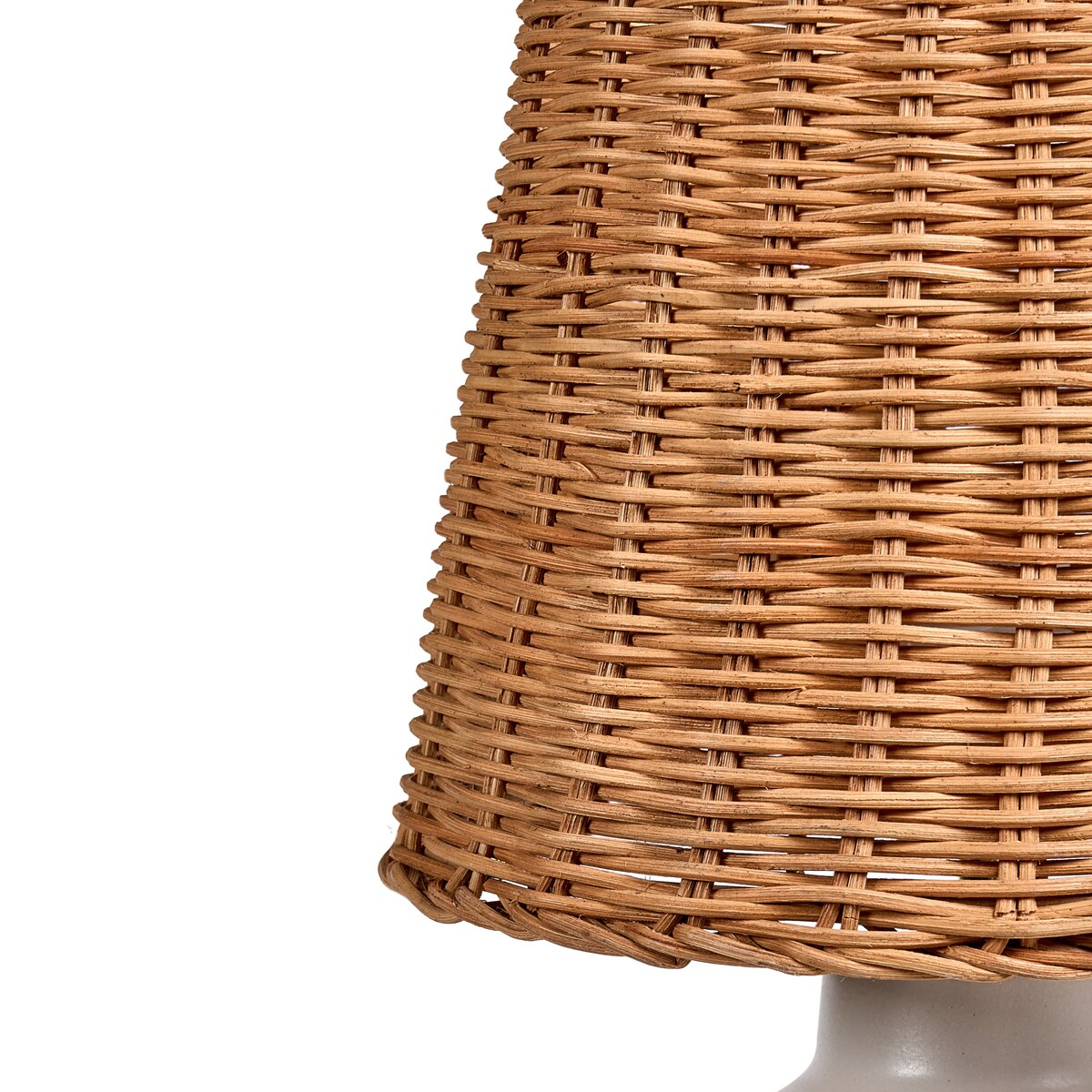 Lampa stołowa BARTANG Ceramika Biały