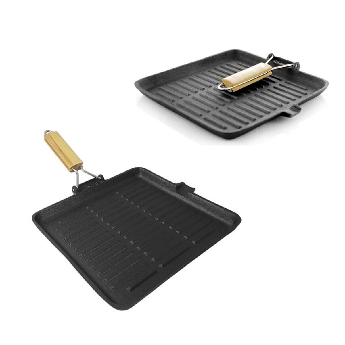 Kinghoff patelnia grillowa żeliwna 24cm Krisberg KS2563