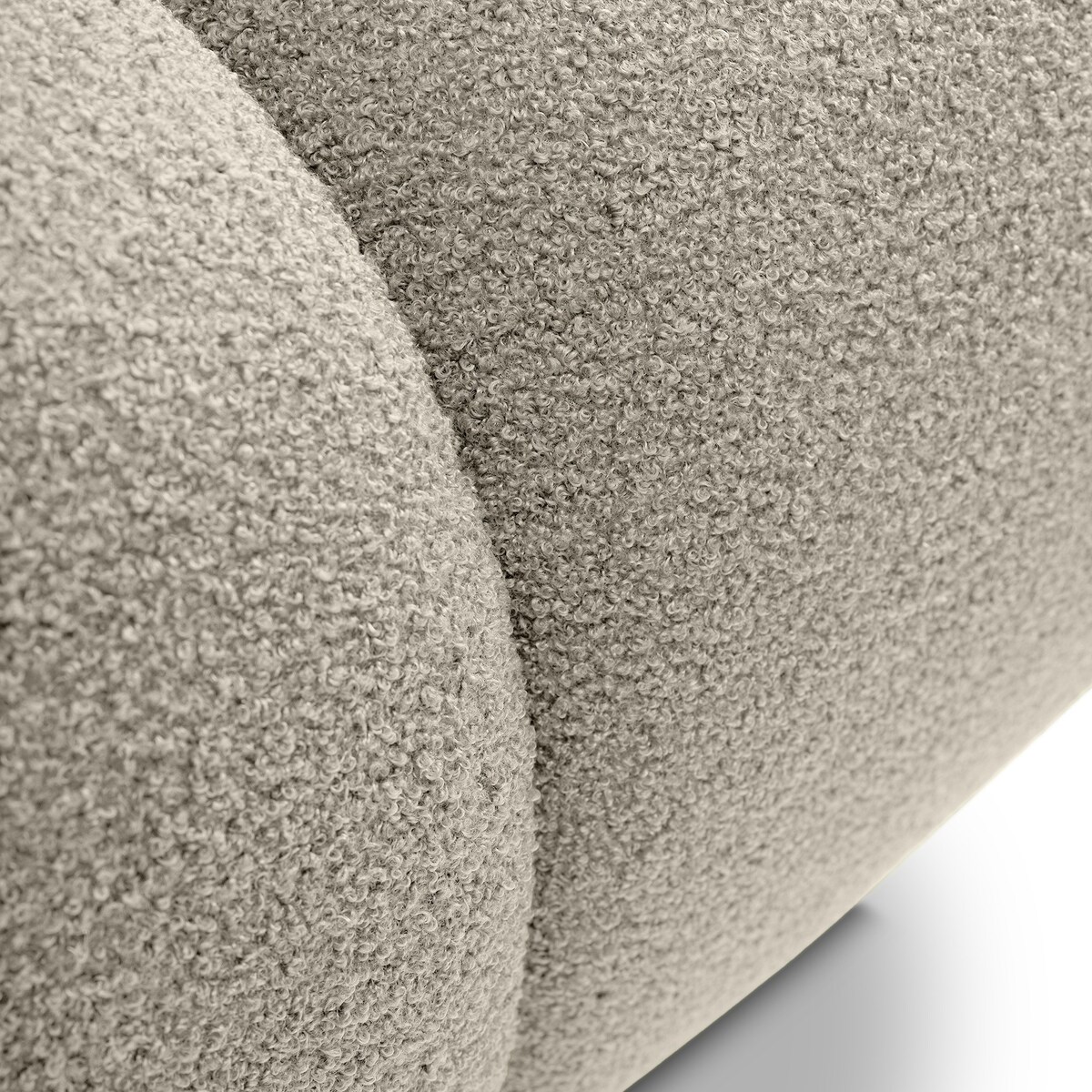 Pufa poczwórna PALIA - II bouclé 43,5x72x72 beżowa