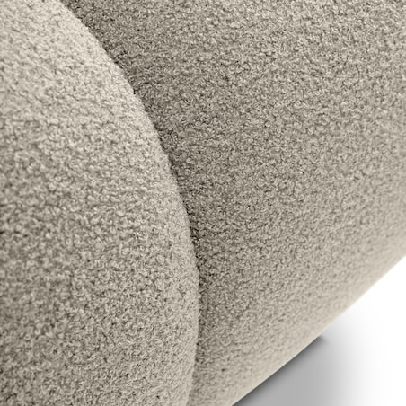 Pufa poczwórna PALIA - II bouclé 43,5x72x72 beżowa